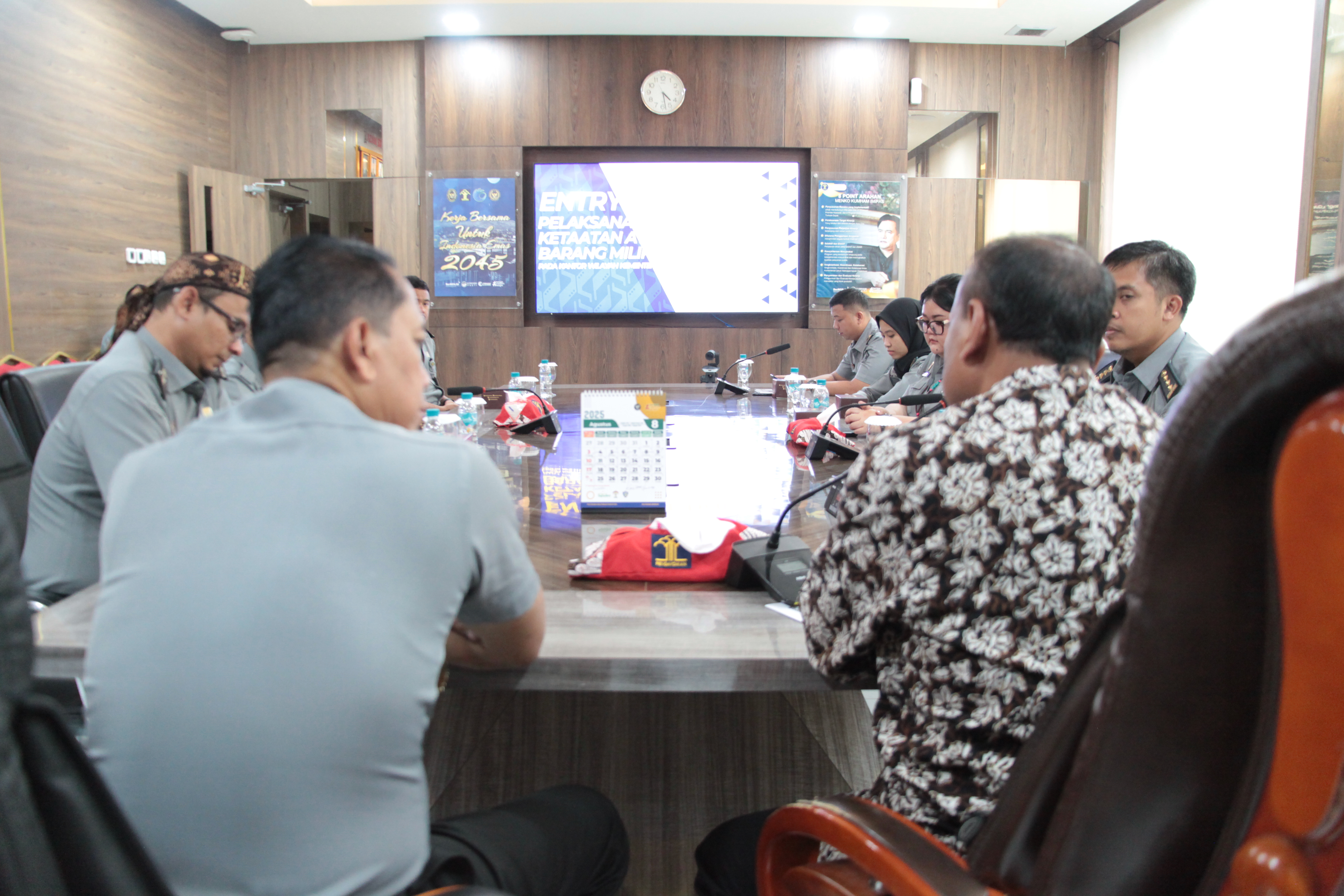Kemenkum Jabar Sambut Tim Audit Ketaatan Pengelolaan Aset Negara TA 2025